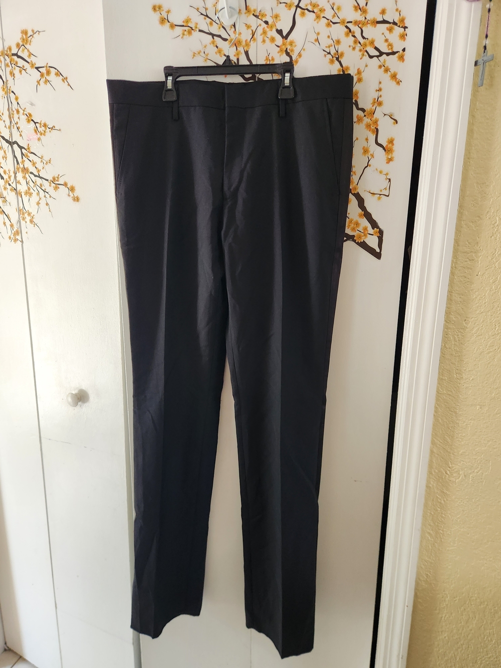 Burberry Men's Black Dress Trousers